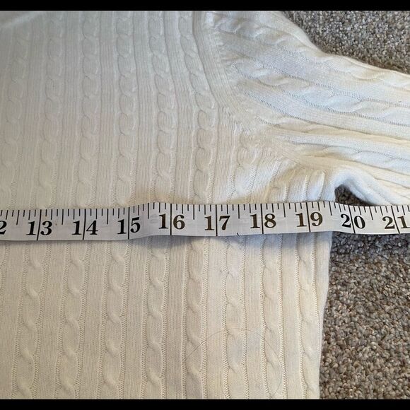 Designers Original White Cable Knit Sweater XS - Picture 6 of 10
